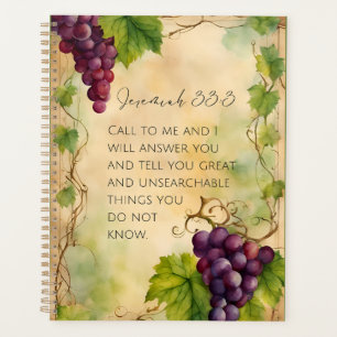 Jeremiah 33:3 Christian Bible Verse Planner