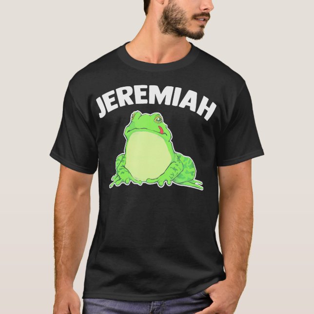 Jeremiah Bullfrog - Funny Saying Music Lover T-Shirt (Front)