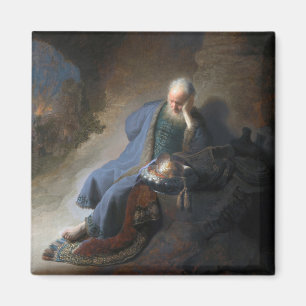 Jeremiah Destruction Jerusalem Bible Rembrandt Magnet