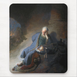 Jeremiah Destruction Jerusalem Bible Rembrandt Mouse Pad