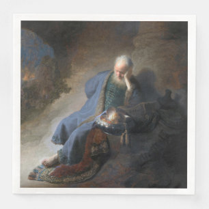Jeremiah Destruction Jerusalem Bible Rembrandt Napkin