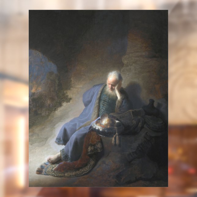 Jeremiah Lamenting on Fall of Jerusalem, Rembrandt (Sheet 2)