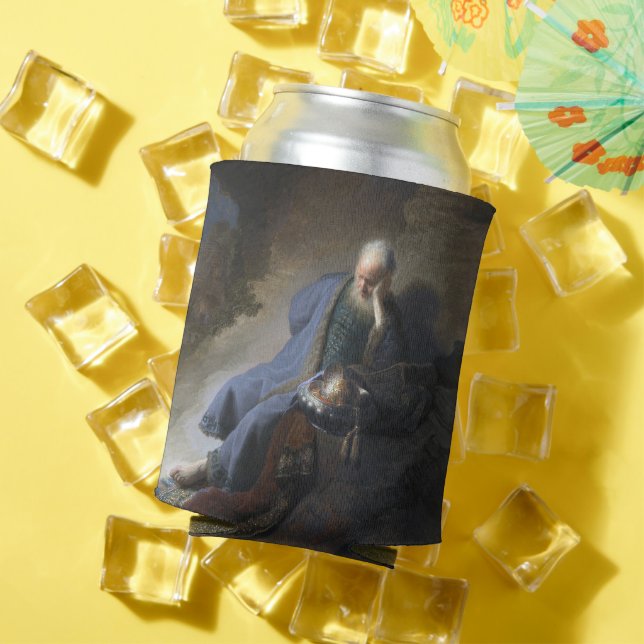 Jeremiah Lamenting on Fall of Jerusalem, Rembrandt Can Cooler (In Situ Summer)