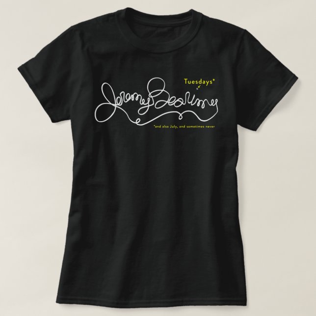 Jeremy Bearimy in white (with notation) Classic T  T-Shirt (Design Front)