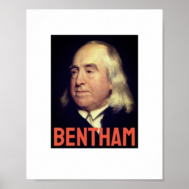 Jeremy Bentham Poster (Front)