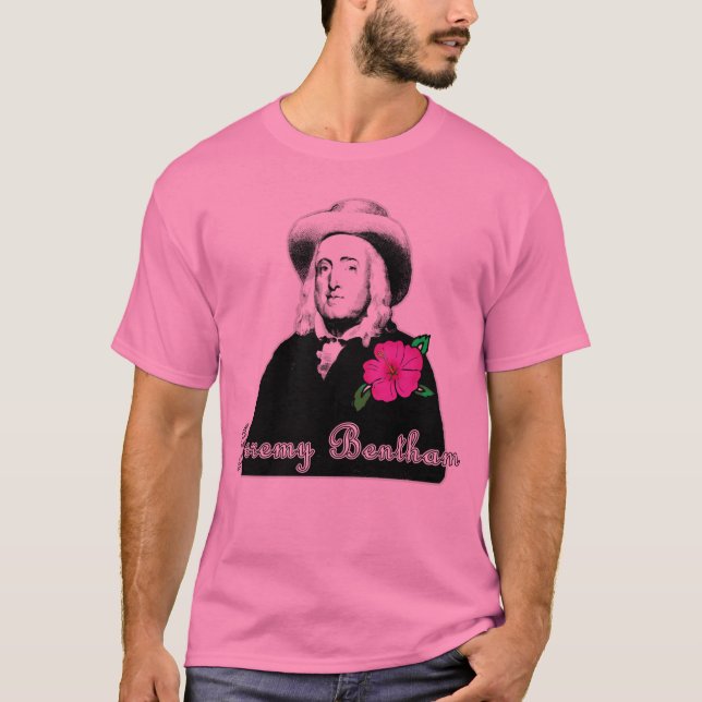 Jeremy Bentham with Tropical Flower T-Shirt (Front)