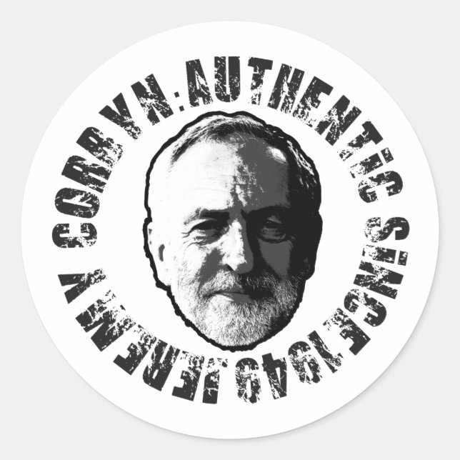 JEREMY CORBYN STICKER (Front)