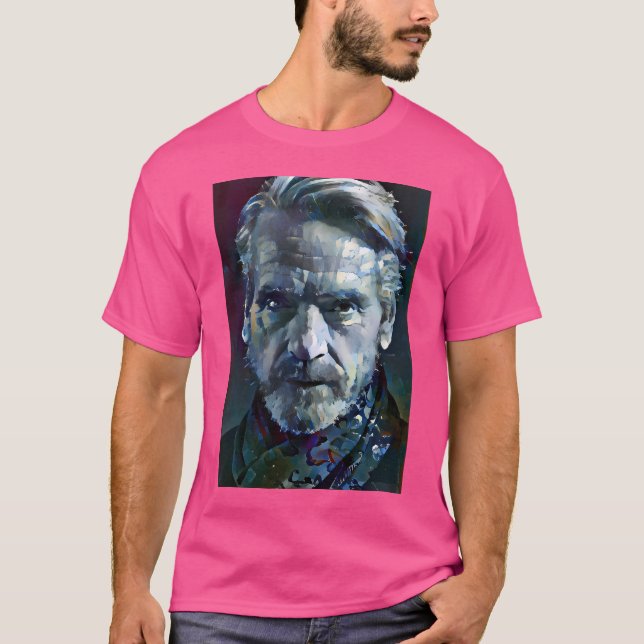 Jeremy Irons Portrait T-Shirt (Front)