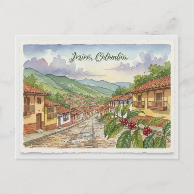 Jericó  Colombia  Postcard (Front)