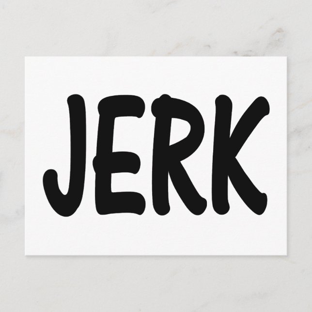 Jerk Postcard (Front)