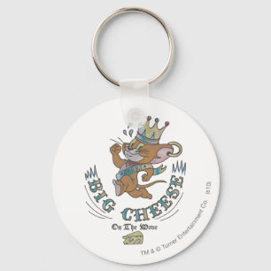 Jerry Big Cheese On The Moon 2 Key Ring