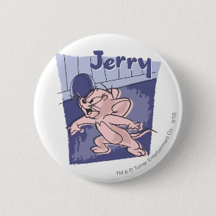 Jerry Blue 6 Cm Round Badge