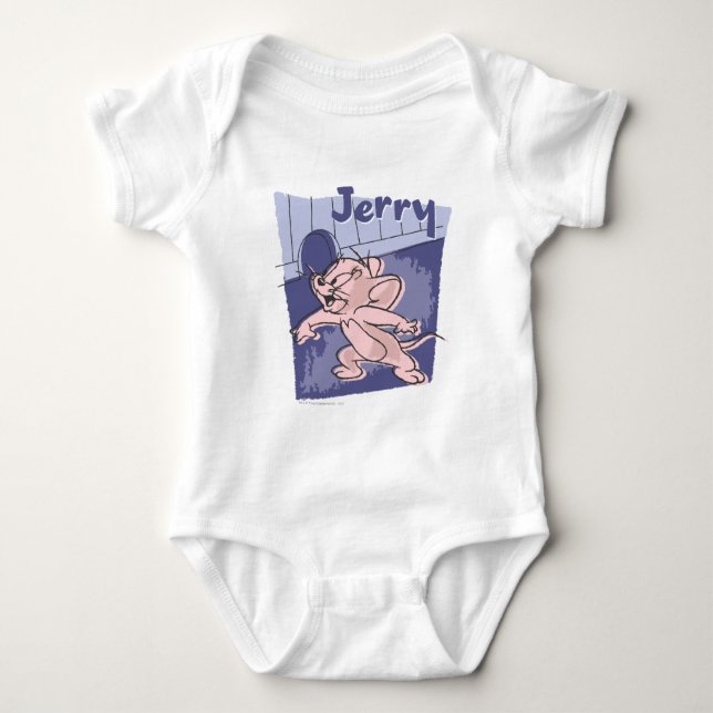 Jerry Blue Baby Bodysuit (Front)
