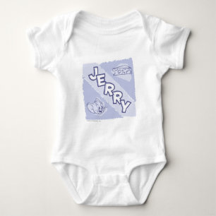 Jerry Blue Cheese Logo Baby Bodysuit