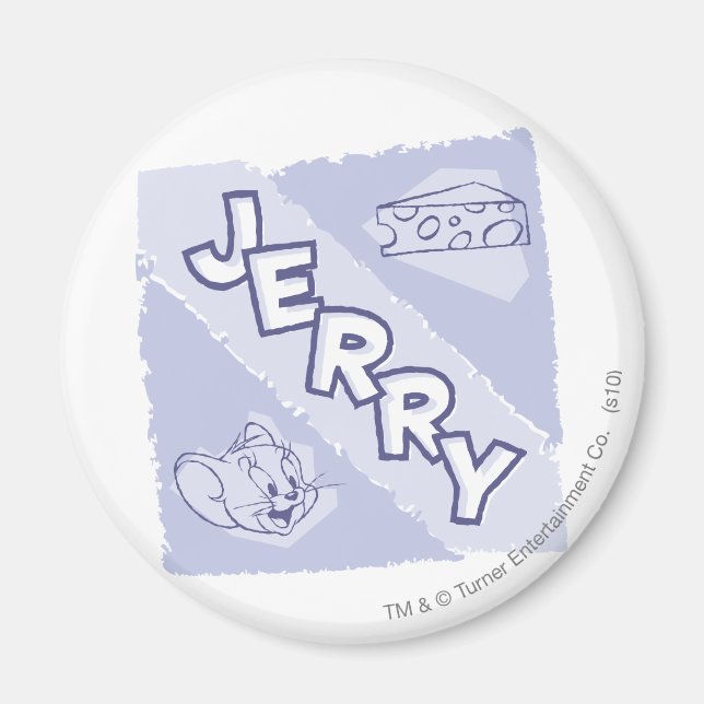 Jerry Blue Cheese Logo Magnet (Front)