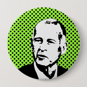 JERRY BROWN - 10 CM ROUND BADGE