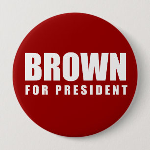 JERRY BROWN Election Gear 10 Cm Round Badge