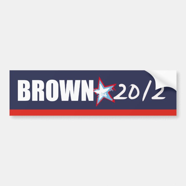 JERRY BROWN Election Gear Bumper Sticker (Front)