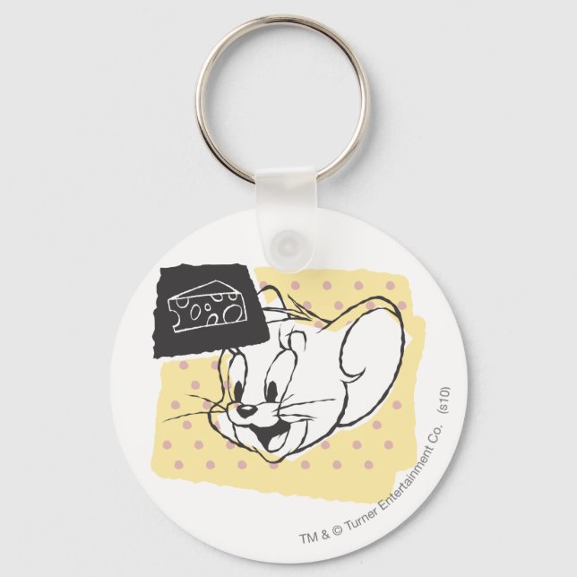 Jerry Cheese Key Ring (Front)