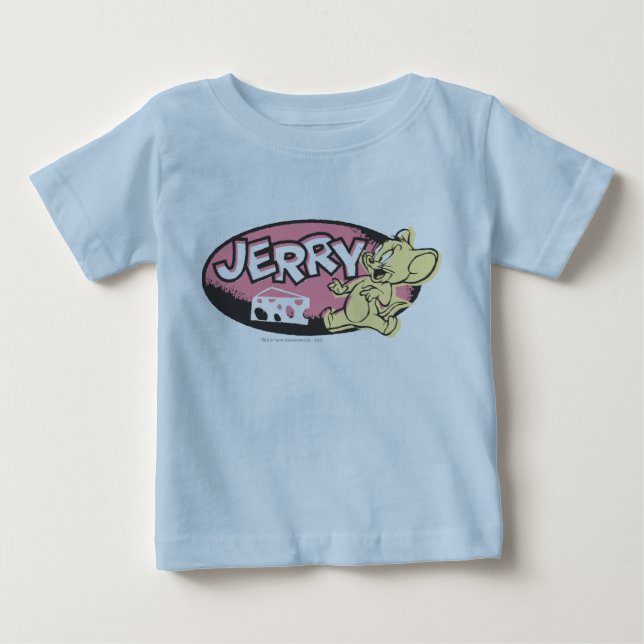 Jerry Cheese Logo Baby T-Shirt (Front)