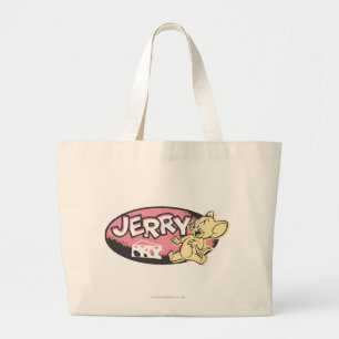 Jerry Cheese Logo Large Tote Bag