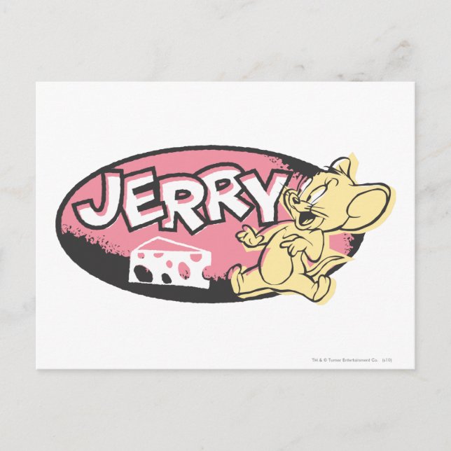 Jerry Cheese Logo Postcard (Front)