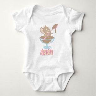 Jerry Chocolate Mouse Baby Bodysuit