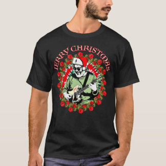 Jerry Christmas Roses Wreath T-Shirt