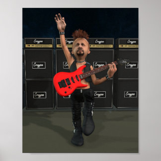 Jerry from the Punksters. Poster