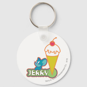 Jerry Ice Cream Key Ring