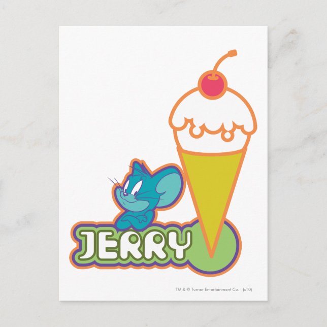Jerry Ice Cream Postcard (Front)