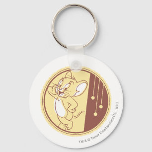 Jerry In Circle Key Ring