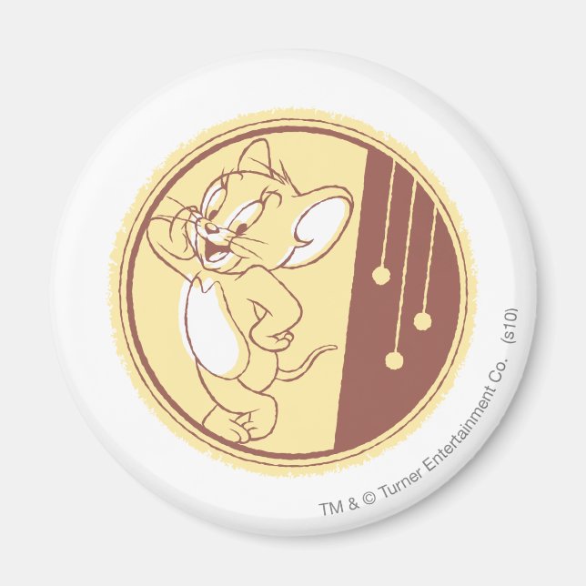 Jerry In Circle Magnet (Front)