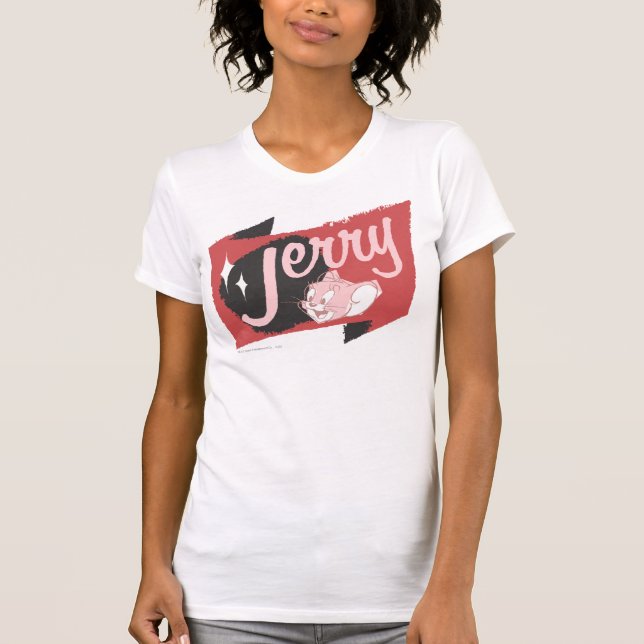 Jerry Red and Black Logo T-Shirt (Front)