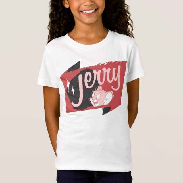 Jerry Red and Black Logo T-Shirt (Front)