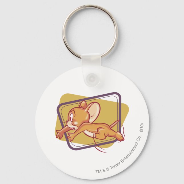 Jerry Running Scared Key Ring (Front)