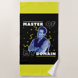 Jerry Seinfeld Master of My Domain Beach Towel
