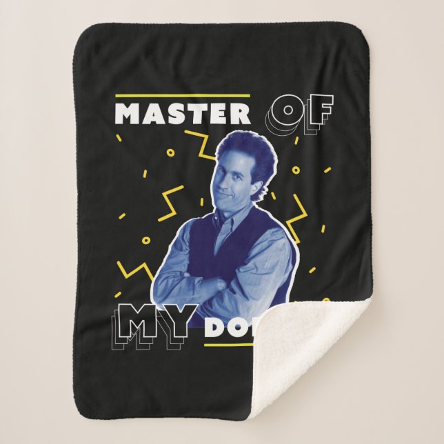 Jerry Seinfeld | Master of My Domain Sherpa Blanket (Front)