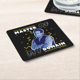 Jerry Seinfeld Master of My Domain Square Paper Coaster