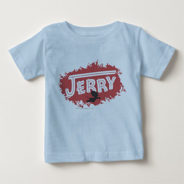 Jerry Silhouette Logo Baby T-Shirt (Front)