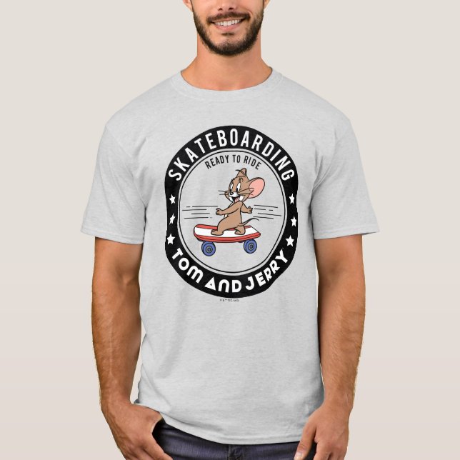 Jerry Skateboarding - Ready To Ride T-Shirt (Front)