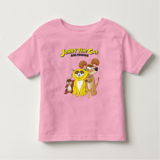 Jerry The Cat And Friends Toddler T-Shirt
