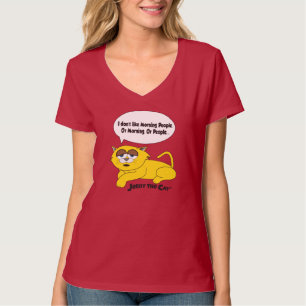 Jerry The Cat (I Don't Like Morning People) T-Shirt