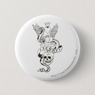 Jerry Twisted Tattoo 1 6 Cm Round Badge