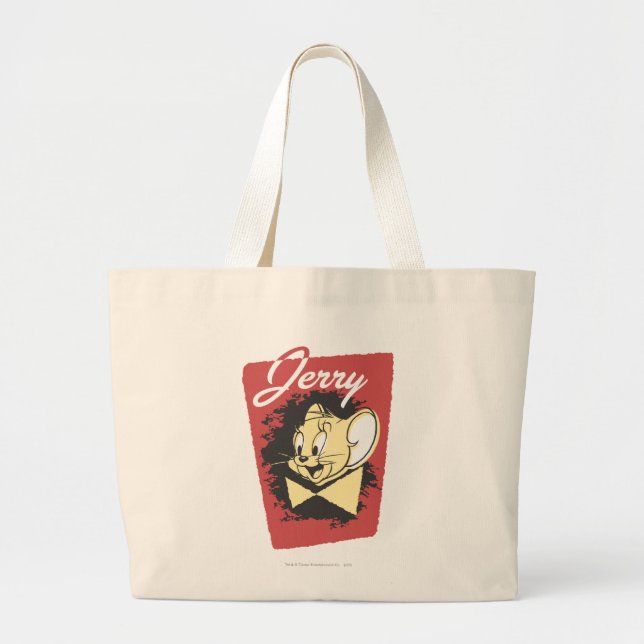 Jerry Yellow Botiw Logo Large Tote Bag (Front)