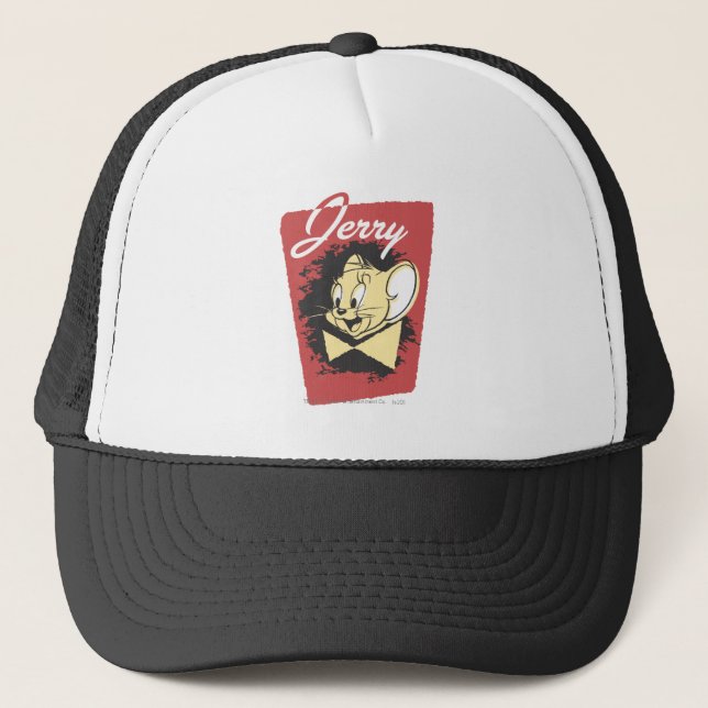 Jerry Yellow Botiw Logo Trucker Hat (Front)