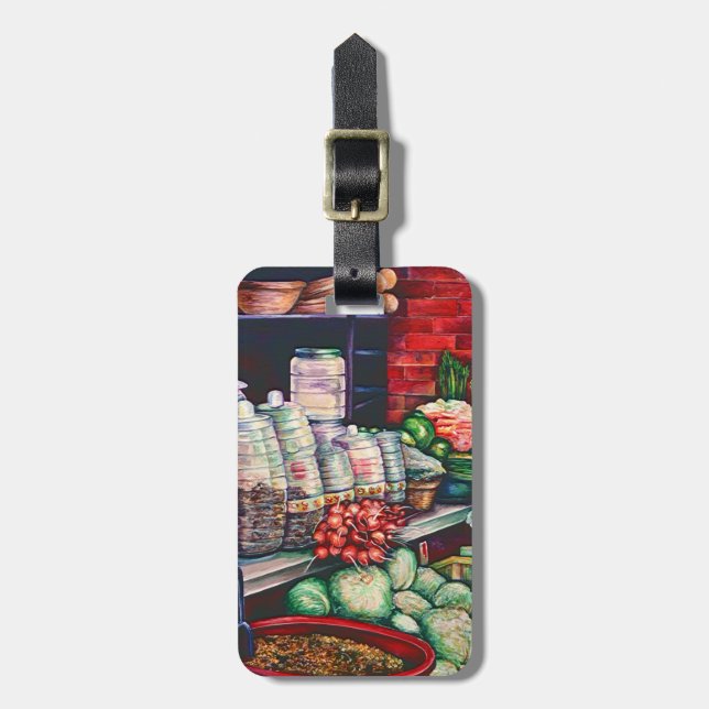 Jerry's Jelly Jars Luggage Tag (Front Vertical)