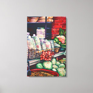 Jerry's Jelly Jars, Mexico Canvas Print