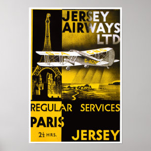 Jersey Airways Poster