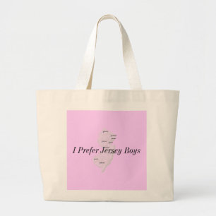 Jersey Boys Large Tote Bag